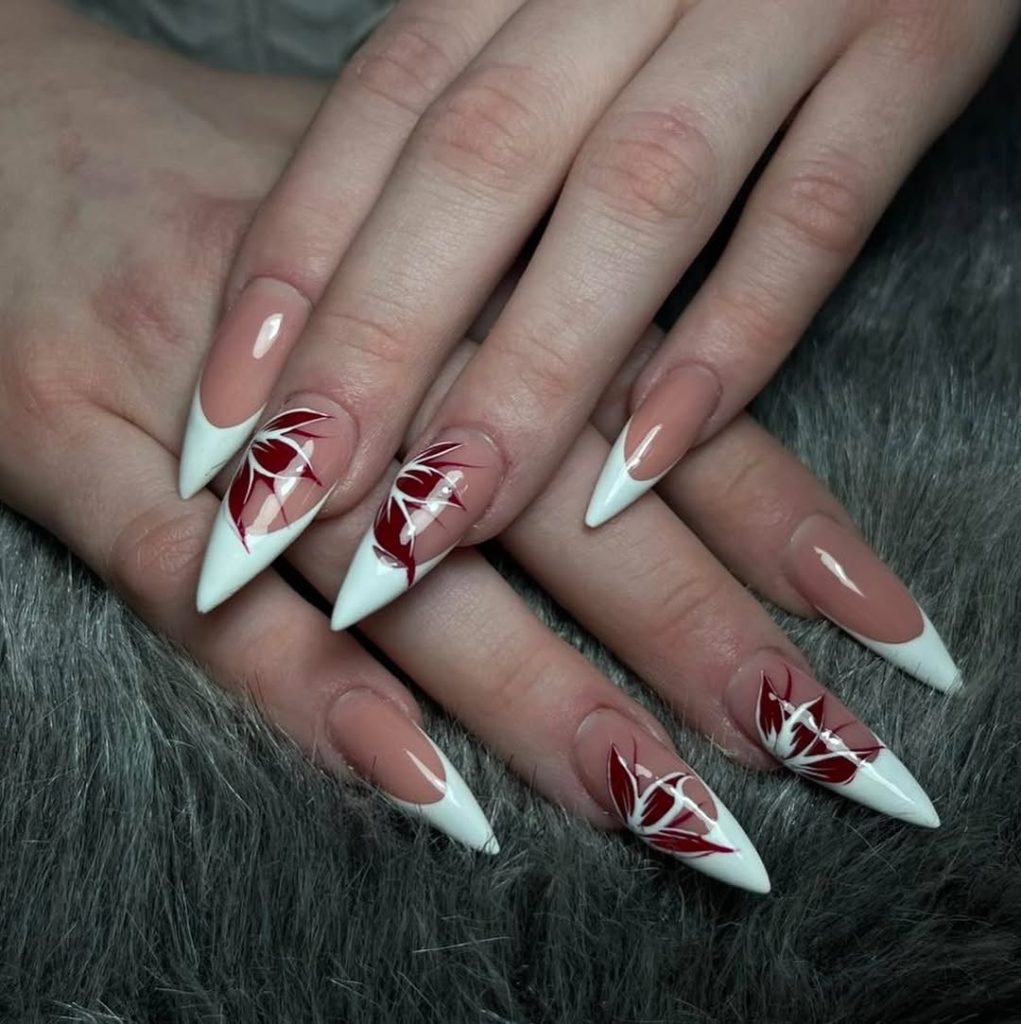  French Tip Stiletto