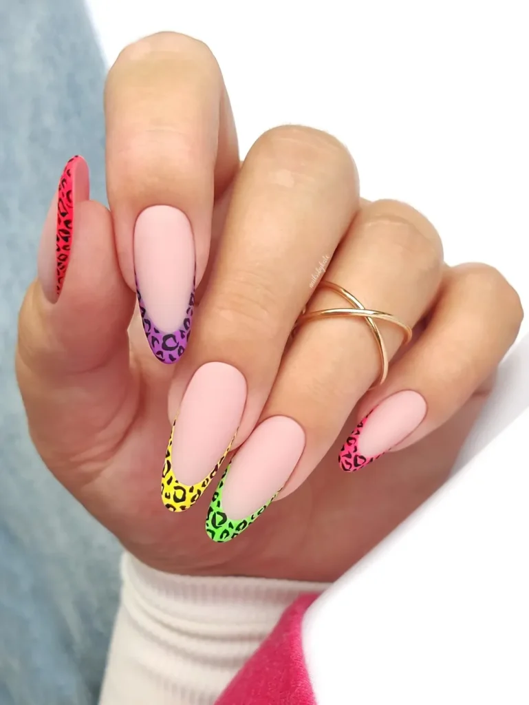 Nails with Animal Pattern