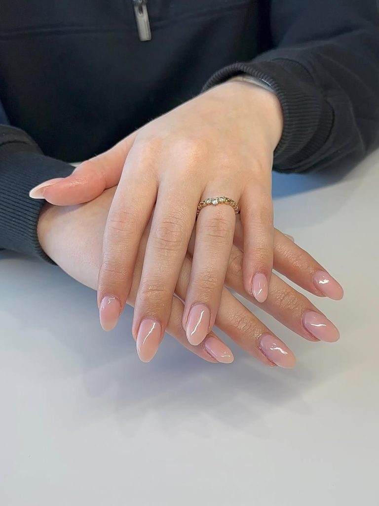 Nude Almond Nails