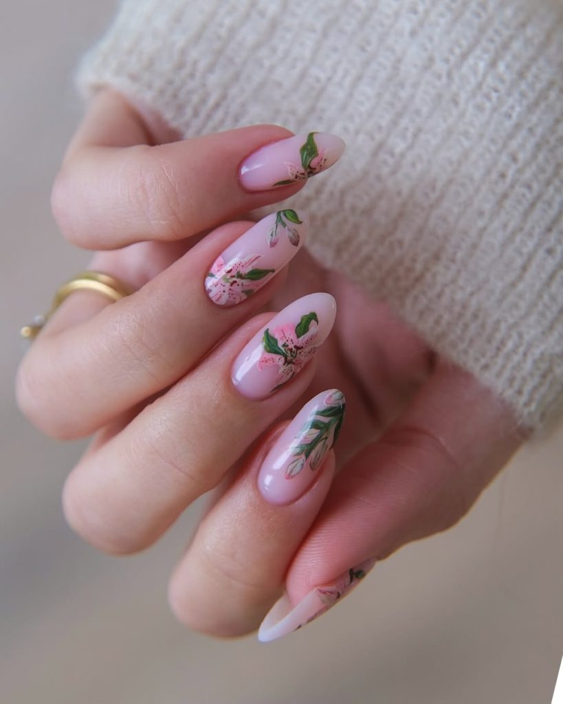 Soft Baby Pink Nails