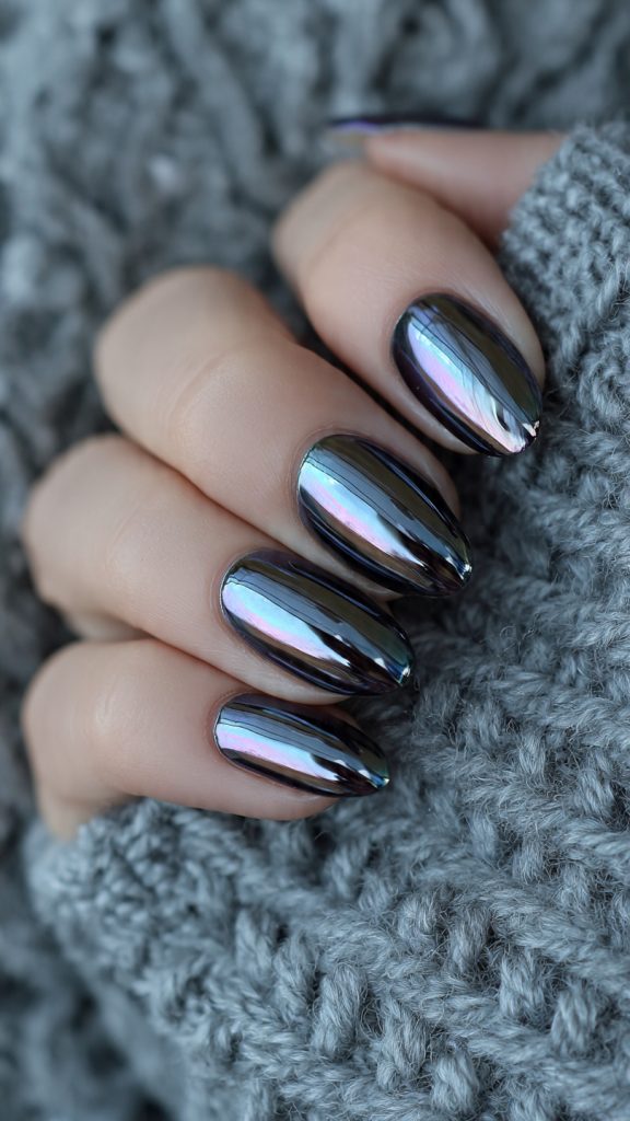 Chrome Shine Nails