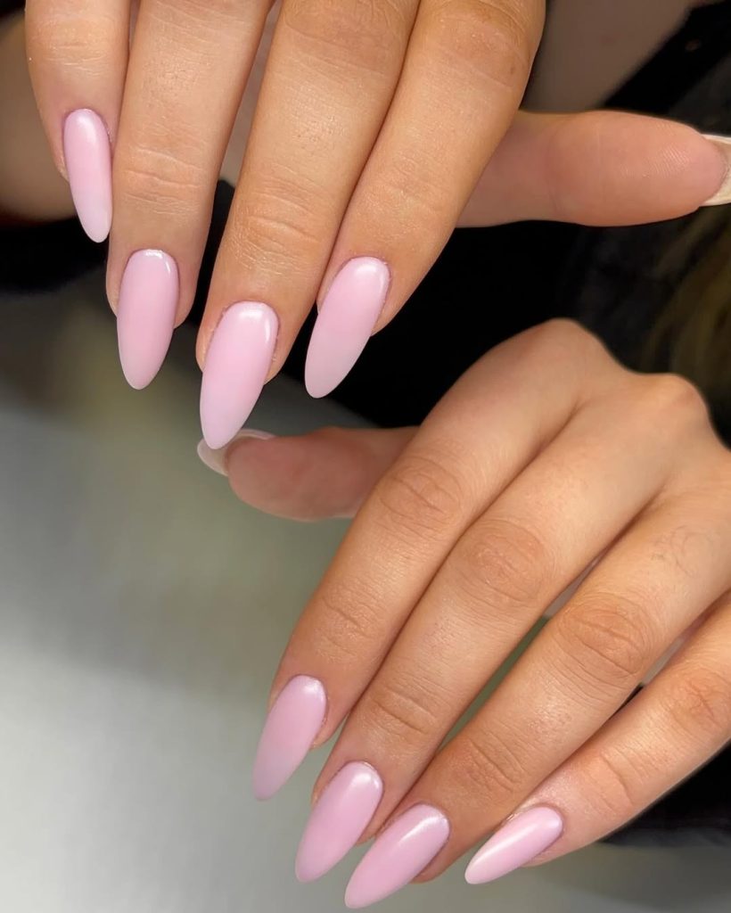 Matte Dusty Pink Nails