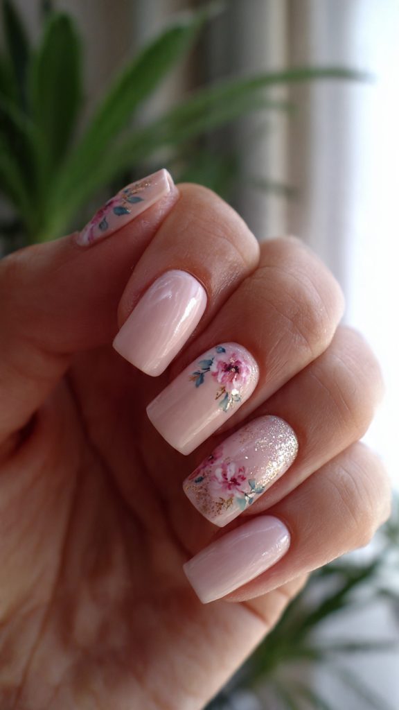 Small Floral Nail Designs