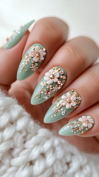 3D Textured Nail Designs