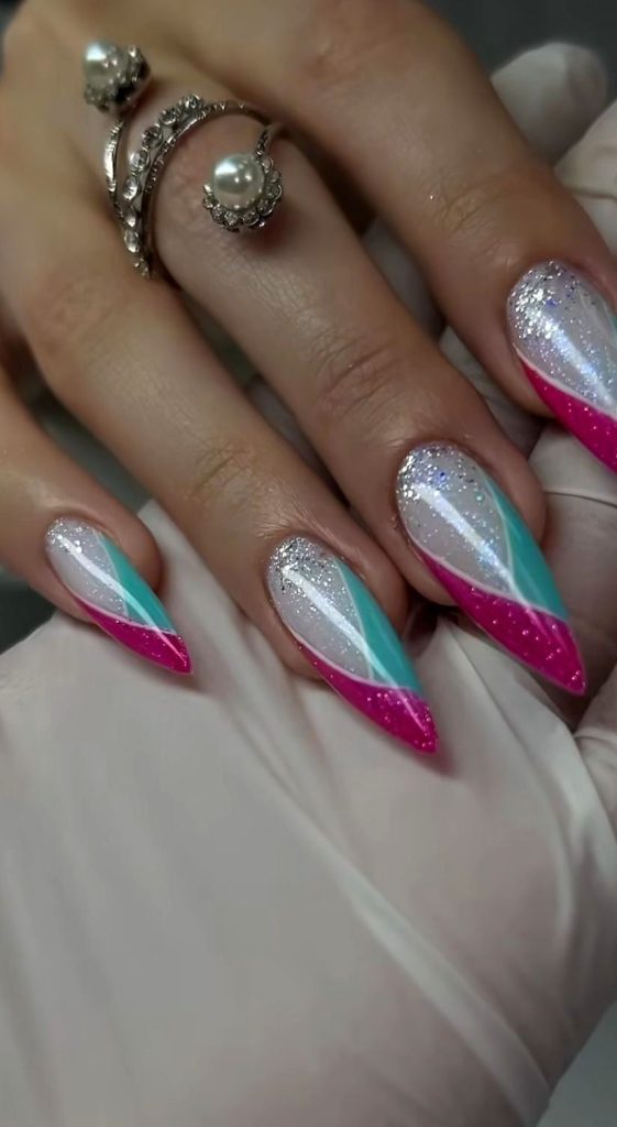 Bold Long Acrylic Nail Looks