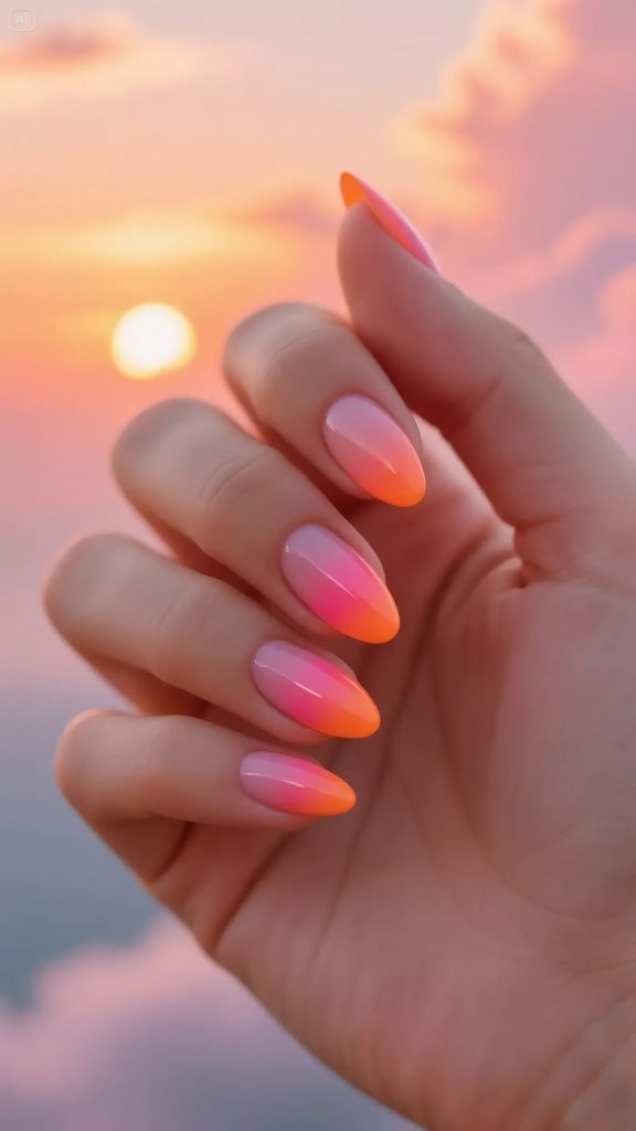 Butter Yellow Glitter Tips
