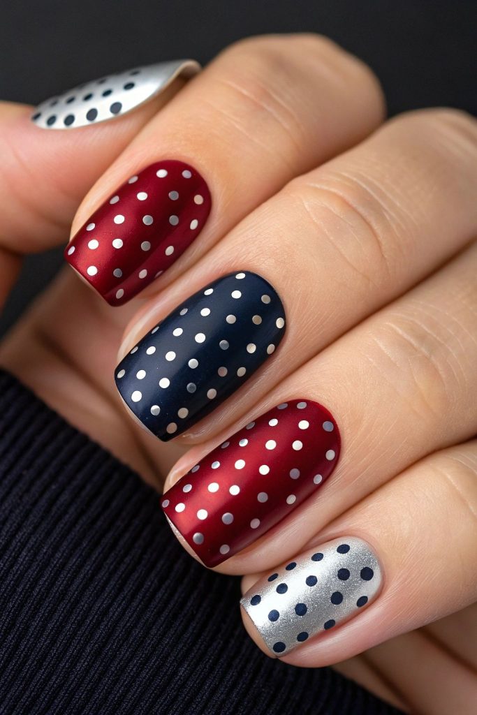 Checkerboard Nails