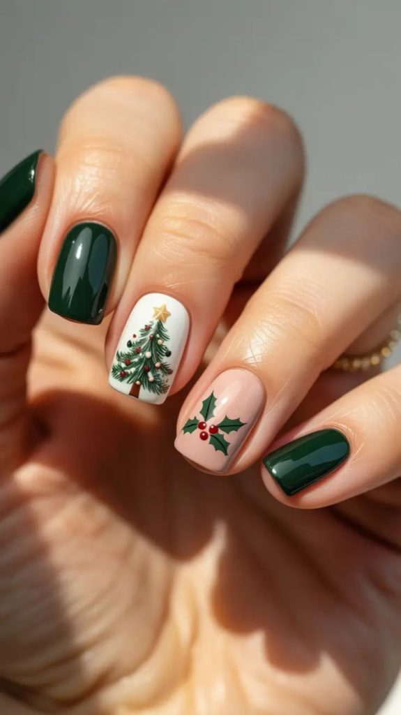 Christmas Tree Nails