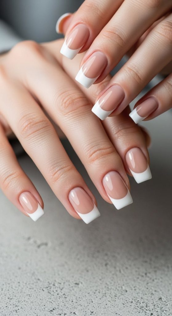Classic French Tip Nail Ideas