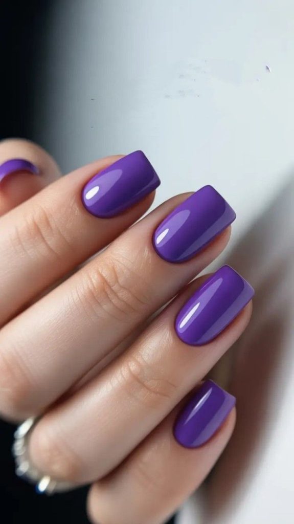Cute Purple Nail Designs