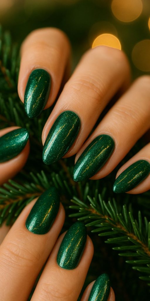 Elegant Jade Green Nails for a Bold Fashion Look