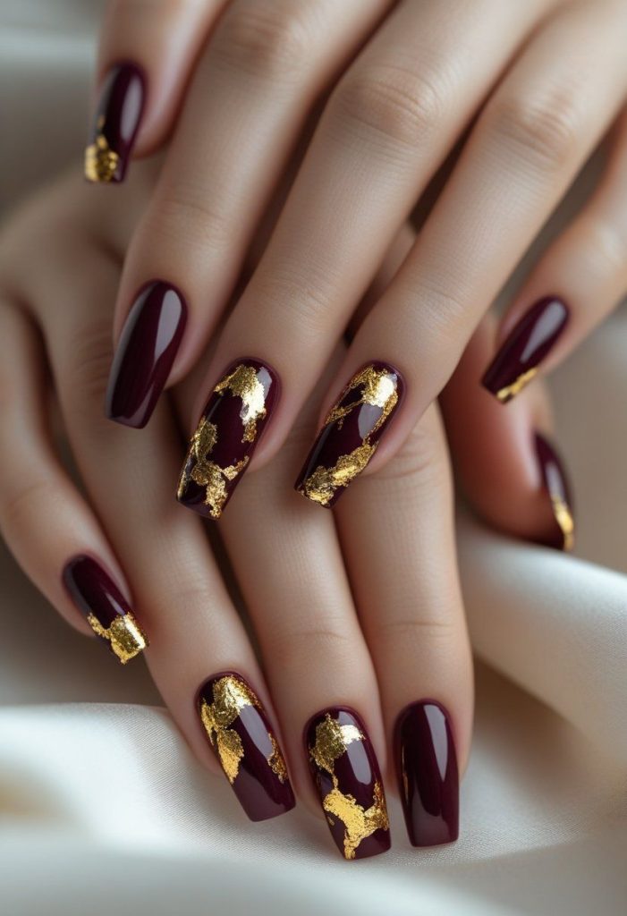 Harvest Gold Nails
