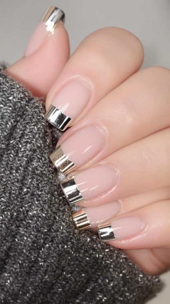 Metallic Nail Borders
