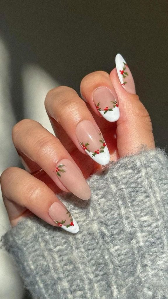 Mistletoe Nails