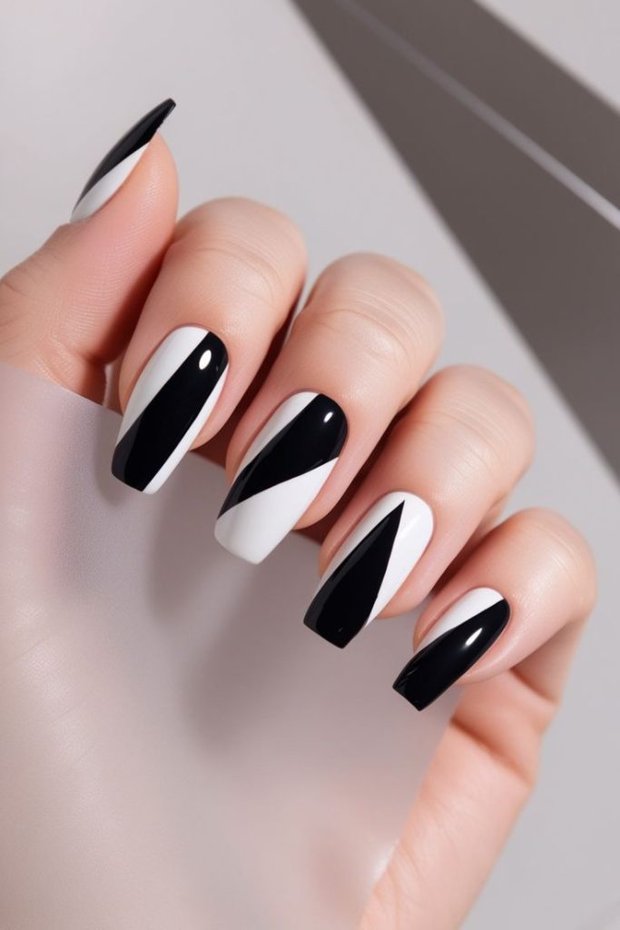 Negative Space Short Nails