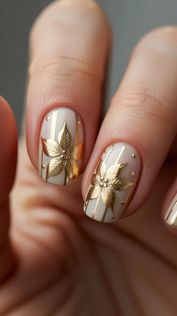 Ornament-Inspired Nails
