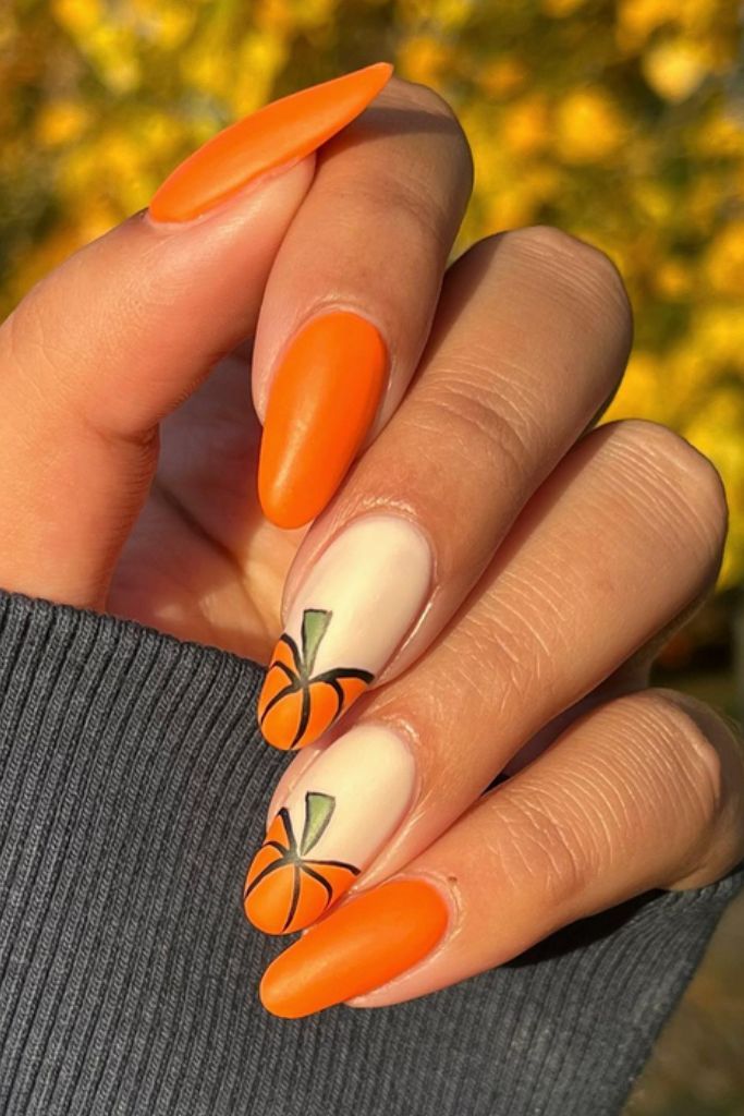 Pumpkin French Tips