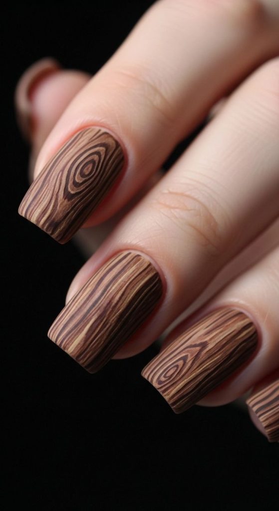 Rustic Neutral Nails