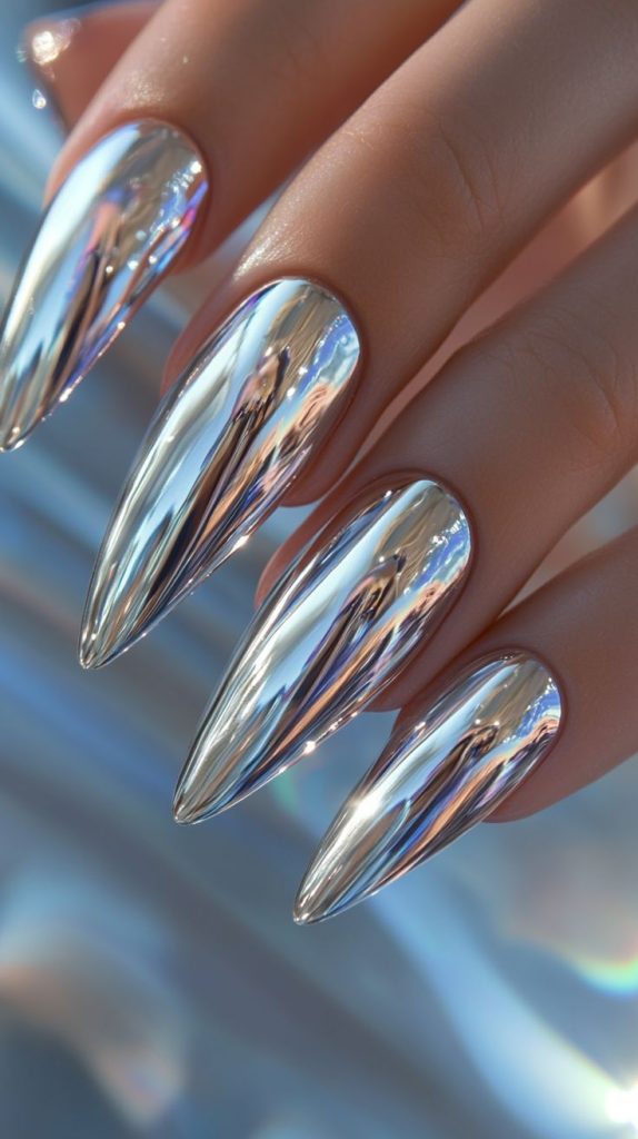 Shiny Mirror Chrome Elegance