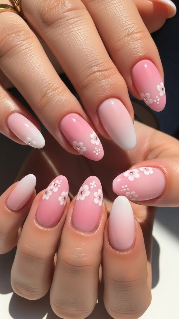 Simple Soft Pink Short Nails