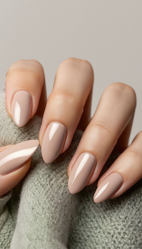 Simple and Elegant Nude Nail Looks