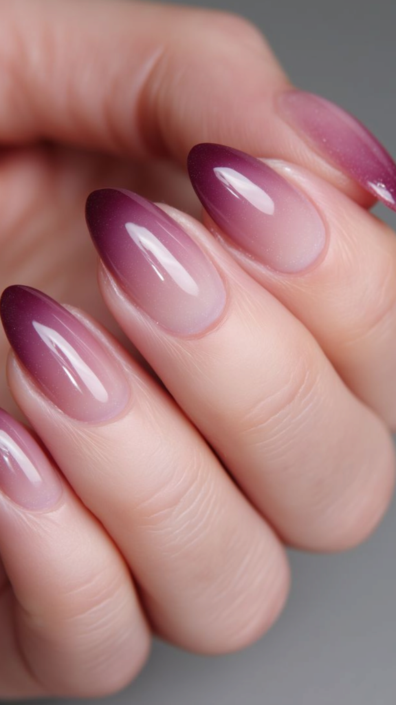 Smooth Gradient Ombre Nail Designs