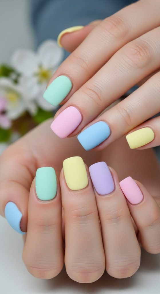 Soft Pastel Nail Colors
