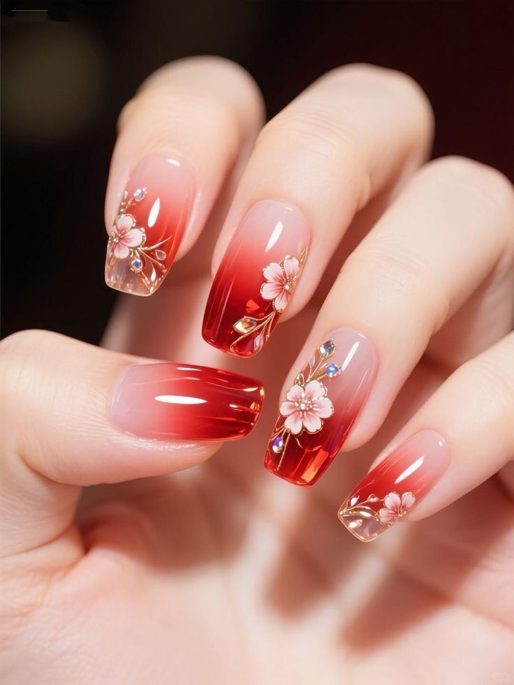 Tiny Flower Nails