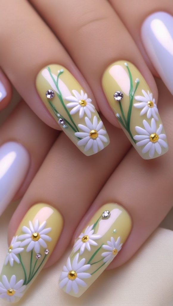 Ultra-Realistic Flower Nails