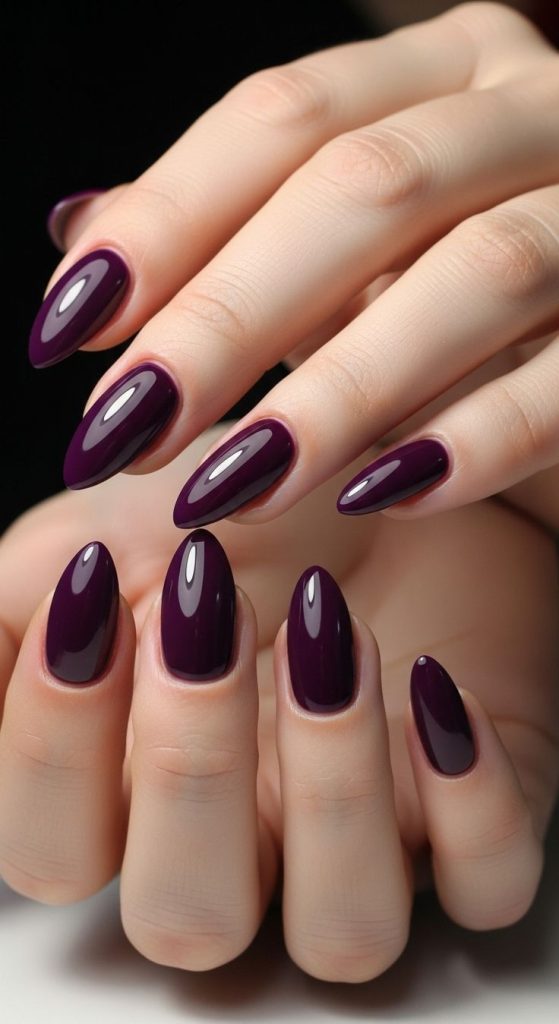 Witchy Purple Nails